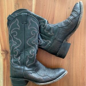 Nocona Lizard Cowboy Boots Women’s 8